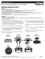 Предварительный просмотр 6 страницы MaxLite ML2LA A Series Operating Instructions Manual