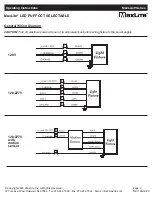 Предварительный просмотр 3 страницы MaxLite ML2LA P Series Operating Instructions Manual