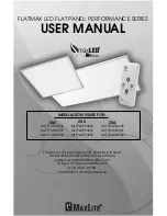 Preview for 1 page of MaxLite MLFP14DP4535 User Manual