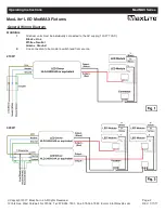 Предварительный просмотр 2 страницы MaxLite ModMAX 97374 Operating Instructions Manual