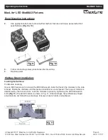 Preview for 5 page of MaxLite ModMAX 97374 Operating Instructions Manual