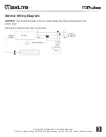 Предварительный просмотр 3 страницы MaxLite MPulse Bollard Luminaire Installation Manual