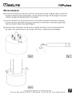 Предварительный просмотр 7 страницы MaxLite MPulse Bollard Luminaire Installation Manual