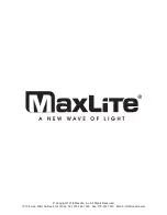 Предварительный просмотр 9 страницы MaxLite MPulse Bollard Luminaire Installation Manual