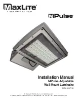 MaxLite MPulse MP-SM Series Installation Manual предпросмотр