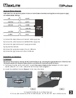 Предварительный просмотр 3 страницы MaxLite MPulse MP-SM Series Installation Manual