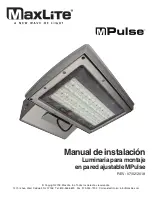 Предварительный просмотр 9 страницы MaxLite MPulse MP-SM Series Installation Manual