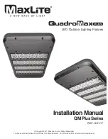 MaxLite QM Plus Series Installation Manual предпросмотр