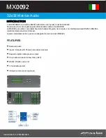 Preview for 1 page of MaxLux МХ0092 Quick Start Manual