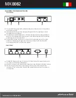 Preview for 2 page of MaxLux MX0082 Quick Start Manual