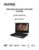 Preview for 1 page of Maxmade BDP-M1061 User Manual