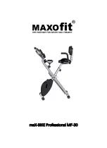 Предварительный просмотр 1 страницы MAXOfit maX-BIKE Professional MF-30 Manual