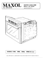 Preview for 1 page of Maxol MONTE CARLO 3000 Instructions Manual