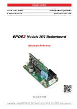 Preview for 1 page of maxon motor EPOS2 Module 36/2 Hardware Reference Manual