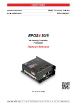 maxon motor EPOS4 50/5 Hardware Reference Manual предпросмотр