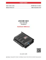 maxon motor ESCON 50/5 Hardware Reference Manual предпросмотр