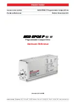 maxon motor MCD EPOS P 60 W Hardware Reference Manual preview