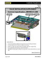 Maxon 289905-01-200 Installation Supplement Manual preview