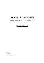 Maxon ACC-513 Technical Manual preview