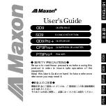 Maxon CP9Pro+ User Manual предпросмотр