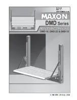 Предварительный просмотр 1 страницы Maxon DMD series Maintenance Manual