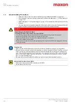 Preview for 8 page of Maxon ESCON 24/2 Hardware Reference Manual