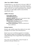 Preview for 2 page of Maxon GMRS-21X Owner'S Manual