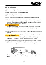 Preview for 16 page of Maxon GPC 17 X-1 User & Maintenance Manual