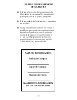 Предварительный просмотр 40 страницы Maxon HCB-40WX Owner'S Manual