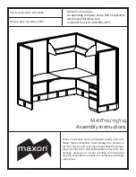 Maxon M-KIT112 Assembly Instructions Manual preview