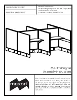 Preview for 1 page of Maxon M-KIT118 Assembly Instructions Manual