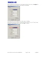 Preview for 17 page of Maxon MM-5100 Setup Manual