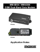 Maxon MM-6854 Application Notes preview