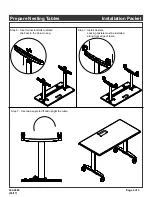 Preview for 3 page of Maxon Nesting Table Installation Packet