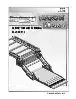 Предварительный просмотр 1 страницы Maxon RA-35 Maintenance Manual