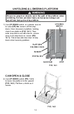 Предварительный просмотр 14 страницы Maxon Railift RC-2B Operation Manual