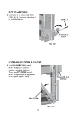 Предварительный просмотр 15 страницы Maxon Railift RC-2B Operation Manual