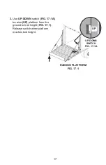 Предварительный просмотр 17 страницы Maxon Railift RC-2B Operation Manual