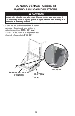 Предварительный просмотр 22 страницы Maxon Railift RC-2B Operation Manual