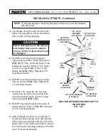 Preview for 15 page of Maxon T-181 Instructions Manual