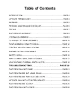 Preview for 3 page of Maxon TUK-A-WAY 72-150 LMV Maintenance Manual