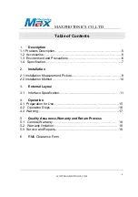 Preview for 4 page of MAXPhotonics MFP-20 User Manual