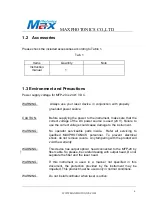 Preview for 6 page of MAXPhotonics MFP-20 User Manual