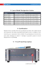 Предварительный просмотр 18 страницы MAXPhotonics MFSC 1500W CW Fiber Laser Series User Manual