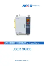 MAXPhotonics MFSC 3000W Series User Manual предпросмотр