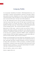 Preview for 4 page of MAXPhotonics MFSC 3000W Series User Manual