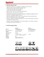 Preview for 3 page of MaxPoint KeySonic ACK-340 U+ Operation Manual