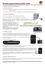 Preview for 3 page of MaxPoint KeySonic KSK-3205 Series Operation Manual