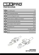 Предварительный просмотр 1 страницы MaxPro PROFESSIONAL 111-1500 Manual