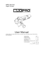 Preview for 1 page of MaxPro MPAG650/100 User Manual